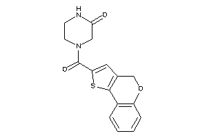 4-(4H-thieno[3,2-c]chromene-2-carbonyl)piperazin-2-one