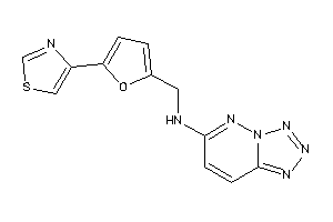 Tetrazolo[5,1-f]pyridazin-6-yl-[(5-thiazol-4-yl-2-furyl)methyl]amine