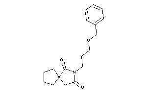 3-(3-benzoxypropyl)-3-azaspiro[4.4]nonane-2,4-quinone
