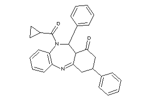 5-(cyclopropanecarbonyl)-6,9-diphenyl-6a,8,9,10-tetrahydro-6H-benzo[c][1,5]benzodiazepin-7-one