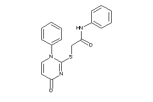 2-[(4-keto-1-phenyl-pyrimidin-2-yl)thio]-N-phenyl-acetamide