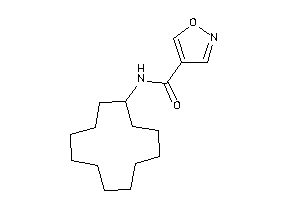 N-cyclododecylisoxazole-4-carboxamide