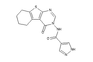 N-(4-keto-5,6,7,8-tetrahydrobenzothiopheno[2,3-d]pyrimidin-3-yl)-1H-pyrazole-4-carboxamide