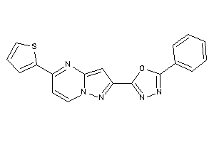 2-phenyl-5-[5-(2-thienyl)pyrazolo[1,5-a]pyrimidin-2-yl]-1,3,4-oxadiazole