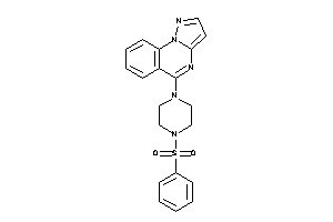 5-(4-besylpiperazino)pyrazolo[1,5-a]quinazoline