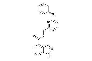 1H-pyrazolo[3,4-b]pyridine-4-carboxylic Acid (4-anilino-s-triazin-2-yl)methyl Ester