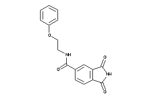 1,3-diketo-N-(2-phenoxyethyl)isoindoline-5-carboxamide