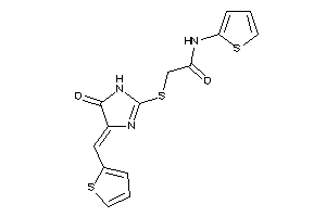 Image of 2-[[4-keto-5-(2-thenylidene)-2-imidazolin-2-yl]thio]-N-(2-thienyl)acetamide