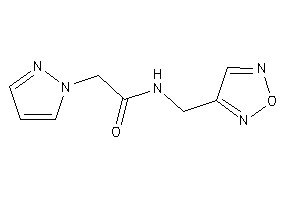 N-(furazan-3-ylmethyl)-2-pyrazol-1-yl-acetamide