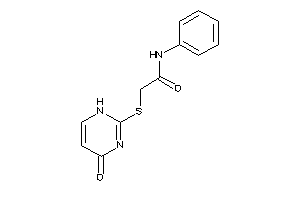 2-[(4-keto-1H-pyrimidin-2-yl)thio]-N-phenyl-acetamide