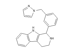 1-[3-(pyrazol-1-ylmethyl)phenyl]-2,3,4,9-tetrahydro-1H-$b-carboline