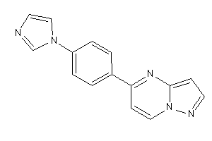 5-(4-imidazol-1-ylphenyl)pyrazolo[1,5-a]pyrimidine