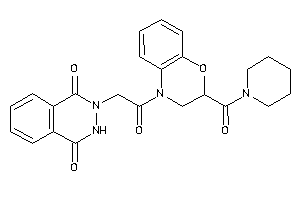 3-[2-keto-2-[2-(piperidine-1-carbonyl)-2,3-dihydro-1,4-benzoxazin-4-yl]ethyl]-2H-phthalazine-1,4-quinone