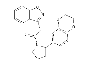 1-[2-(2,3-dihydro-1,4-benzodioxin-6-yl)pyrrolidino]-2-indoxazen-3-yl-ethanone