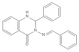 3-(benzalamino)-2-phenyl-1,2-dihydroquinazolin-4-one