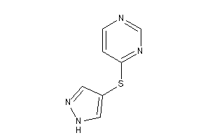 4-(1H-pyrazol-4-ylthio)pyrimidine