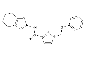 1-(phenoxymethyl)-N-(4,5,6,7-tetrahydrobenzothiophen-2-yl)pyrazole-3-carboxamide