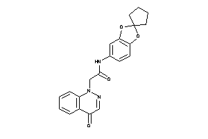 2-(4-ketocinnolin-1-yl)-N-spiro[1,3-benzodioxole-2,1'-cyclopentane]-5-yl-acetamide