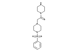 2-(4-besylpiperazino)-1-piperazino-ethanone