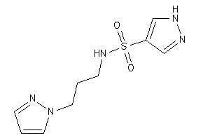 N-(3-pyrazol-1-ylpropyl)-1H-pyrazole-4-sulfonamide