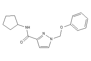 N-cyclopentyl-1-(phenoxymethyl)pyrazole-3-carboxamide