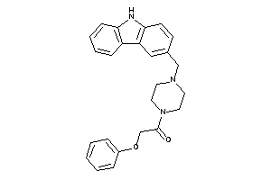 1-[4-(9H-carbazol-3-ylmethyl)piperazino]-2-phenoxy-ethanone