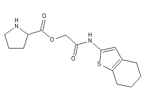 Pyrrolidine-2-carboxylic Acid [2-keto-2-(4,5,6,7-tetrahydrobenzothiophen-2-ylamino)ethyl] Ester