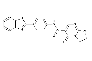 N-[4-(1,3-benzothiazol-2-yl)phenyl]-5-keto-2,3-dihydrothiazolo[3,2-a]pyrimidine-6-carboxamide