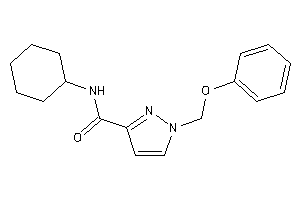 N-cyclohexyl-1-(phenoxymethyl)pyrazole-3-carboxamide