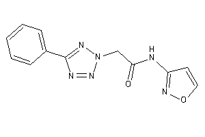 N-isoxazol-3-yl-2-(5-phenyltetrazol-2-yl)acetamide