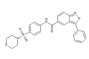 N-(4-morpholinosulfonylphenyl)-3-phenyl-anthranil-5-carboxamide