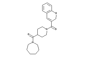 Azepan-1-yl-[1-(2H-chromene-3-carbonyl)-4-piperidyl]methanone