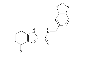 4-keto-N-piperonyl-1,5,6,7-tetrahydroindole-2-carboxamide