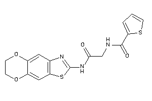 N-[2-(6,7-dihydro-[1,4]dioxino[2,3-f][1,3]benzothiazol-2-ylamino)-2-keto-ethyl]thiophene-2-carboxamide