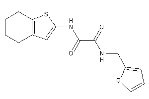 N-(2-furfuryl)-N'-(4,5,6,7-tetrahydrobenzothiophen-2-yl)oxamide