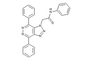 2-(4,7-diphenyltriazolo[4,5-d]pyridazin-3-yl)-N-phenyl-acetamide