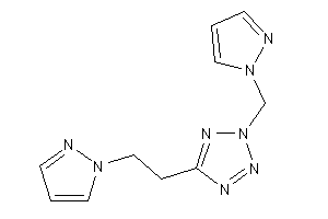 5-(2-pyrazol-1-ylethyl)-2-(pyrazol-1-ylmethyl)tetrazole