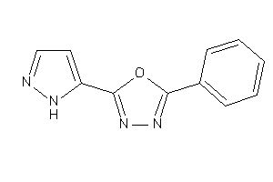 2-phenyl-5-(1H-pyrazol-5-yl)-1,3,4-oxadiazole