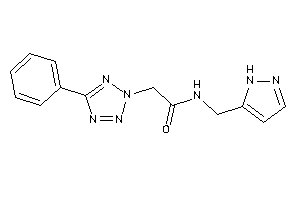 2-(5-phenyltetrazol-2-yl)-N-(1H-pyrazol-5-ylmethyl)acetamide