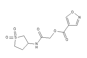 Isoxazole-4-carboxylic Acid [2-[(1,1-diketothiolan-3-yl)amino]-2-keto-ethyl] Ester