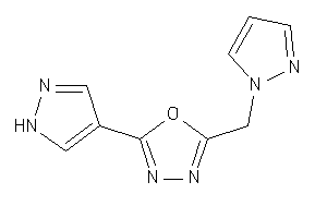 2-(1H-pyrazol-4-yl)-5-(pyrazol-1-ylmethyl)-1,3,4-oxadiazole