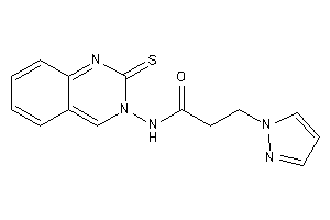 Image of 3-pyrazol-1-yl-N-(2-thioxoquinazolin-3-yl)propionamide