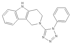 2-(1-phenyltetrazol-5-yl)-1,3,4,5-tetrahydropyrido[4,3-b]indole