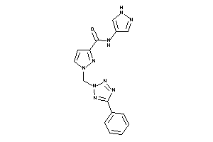 1-[(5-phenyltetrazol-2-yl)methyl]-N-(1H-pyrazol-4-yl)pyrazole-3-carboxamide