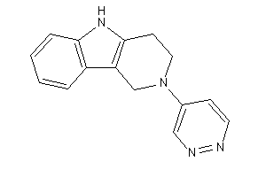 2-pyridazin-4-yl-1,3,4,5-tetrahydropyrido[4,3-b]indole