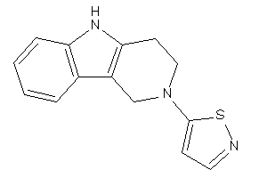 Image of 5-(1,3,4,5-tetrahydropyrido[4,3-b]indol-2-yl)isothiazole