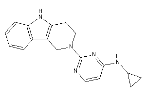 Cyclopropyl-[2-(1,3,4,5-tetrahydropyrido[4,3-b]indol-2-yl)pyrimidin-4-yl]amine