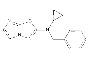 Benzyl-cyclopropyl-imidazo[2,1-b][1,3,4]thiadiazol-2-yl-amine