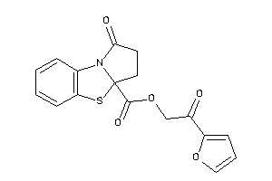 Image of 1-keto-2,3-dihydropyrrolo[2,1-b][1,3]benzothiazole-3a-carboxylic Acid [2-(2-furyl)-2-keto-ethyl] Ester