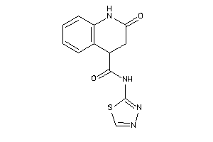 2-keto-N-(1,3,4-thiadiazol-2-yl)-3,4-dihydro-1H-quinoline-4-carboxamide